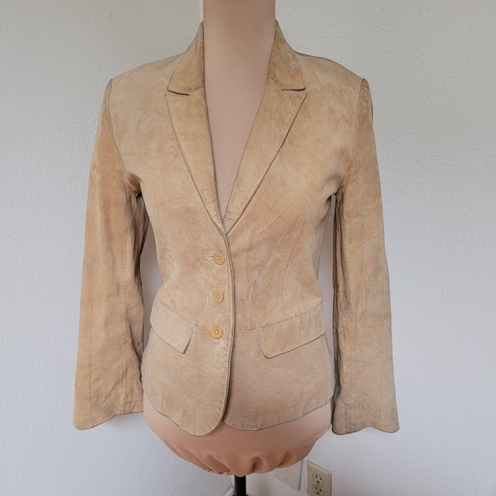 John Carlisle Essentials Tan Suede Jacket